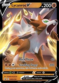 Lycanroc V SWSH199 - SWSH199 - Holofoil - NM - Promo - Sword & Shield Promo