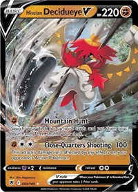 Hisuian Decidueye V - 83/189 - Holofoil - NM - Ultra Rare - Astral Radiance