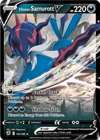 Hisuian Samurott V - 101/189 - Holofoil - NM - Ultra Rare - Astral Radiance