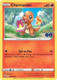 Charmander SWSH232 - SWSH232 - Holofoil - NM - Promo - Sword & Shield Promo