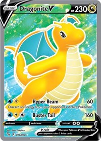 Dragonite V Full Art - 76/78 - Holofoil - NM - Ultra Rare - Pokemon GO