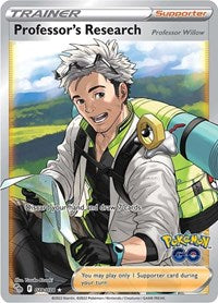 Professors Research Professor Willow Full Art - 78/78 - Holofoil - NM - Ultra Rare - Pokemon GO