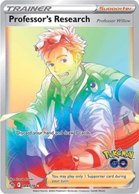 Professors Research Professor Willow Secret - 84/78 - Holofoil - NM - Secret Rare - Pokemon GO