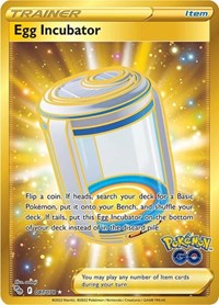 Egg Incubator Secret - 87/78 - Holofoil - NM - Secret Rare - Pokemon GO
