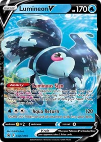 Lumineon V SWSH250 - SWSH250 - Holofoil - NM - Promo - Sword & Shield Promo