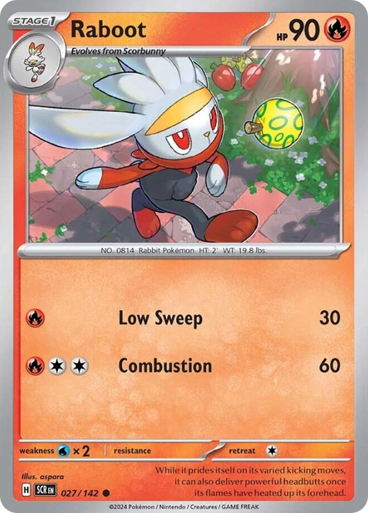 Raboot - 27/142 - Reverse Holofoil - NM - Common - Stellar Crown
