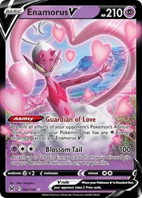 Enamorus V - 82/196 - Holofoil - NM - Ultra Rare - Lost Origin