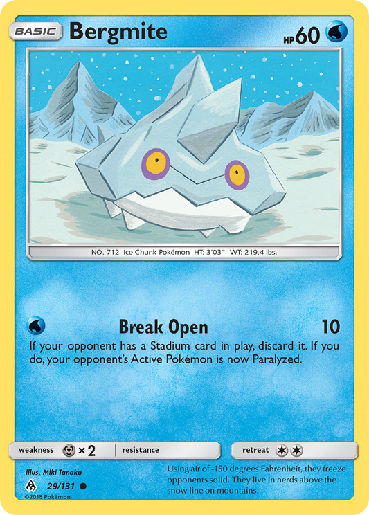 Bergmite - 29/131 - Normal - NM - Common - Forbidden Light