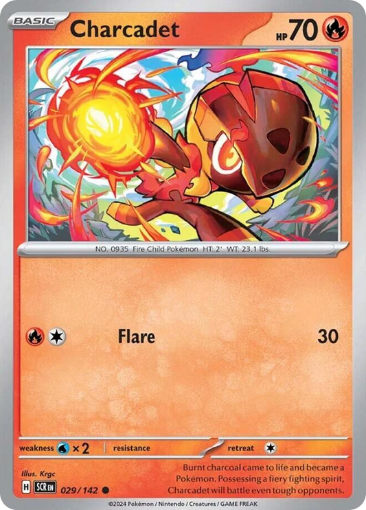 Charcadet - 29/142 - Normal - NM - Common - Stellar Crown