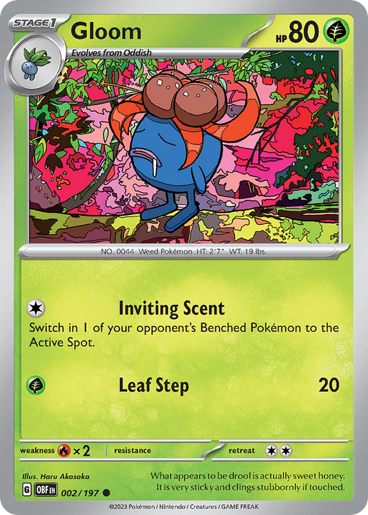 Gloom - 2/197 - Normal - NM - Common - Obsidian Flames