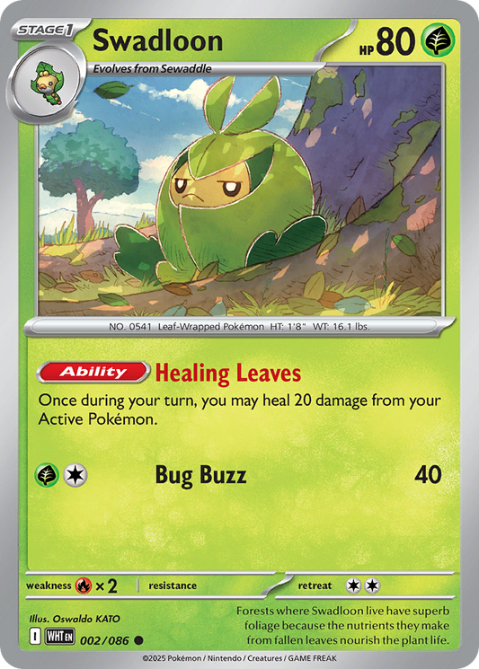 Swadloon - 2/86 - Reverse Holofoil - NM - Common - White Flare