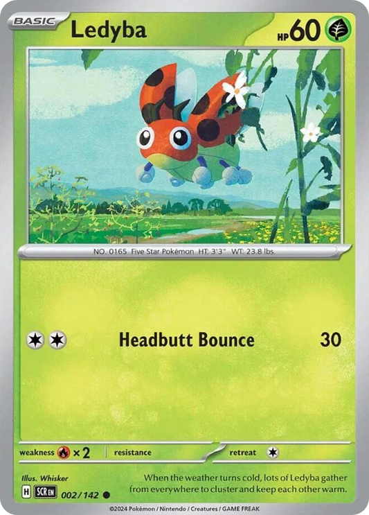 Ledyba - 2/142 - Normal - NM - Common - Stellar Crown