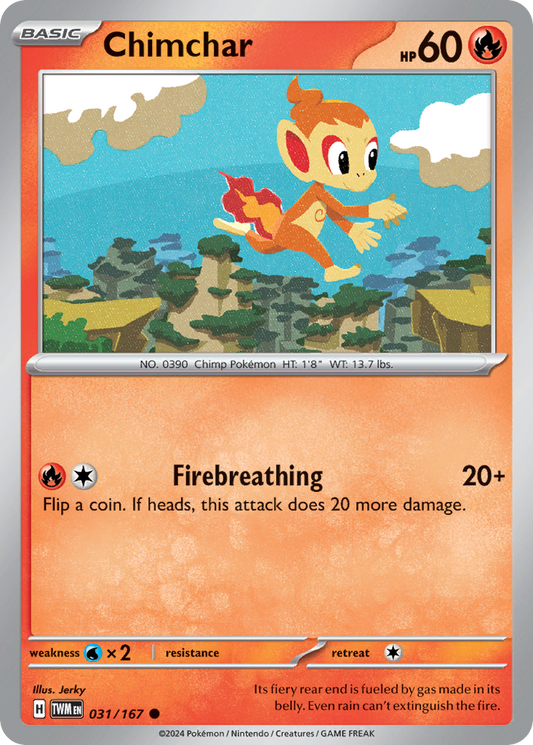 Chimchar - 31/167 - Normal - NM - Common - Twilight Masquerade