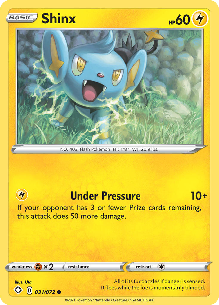 Shinx - 31/72 - Normal - NM - Common - Shining Fates