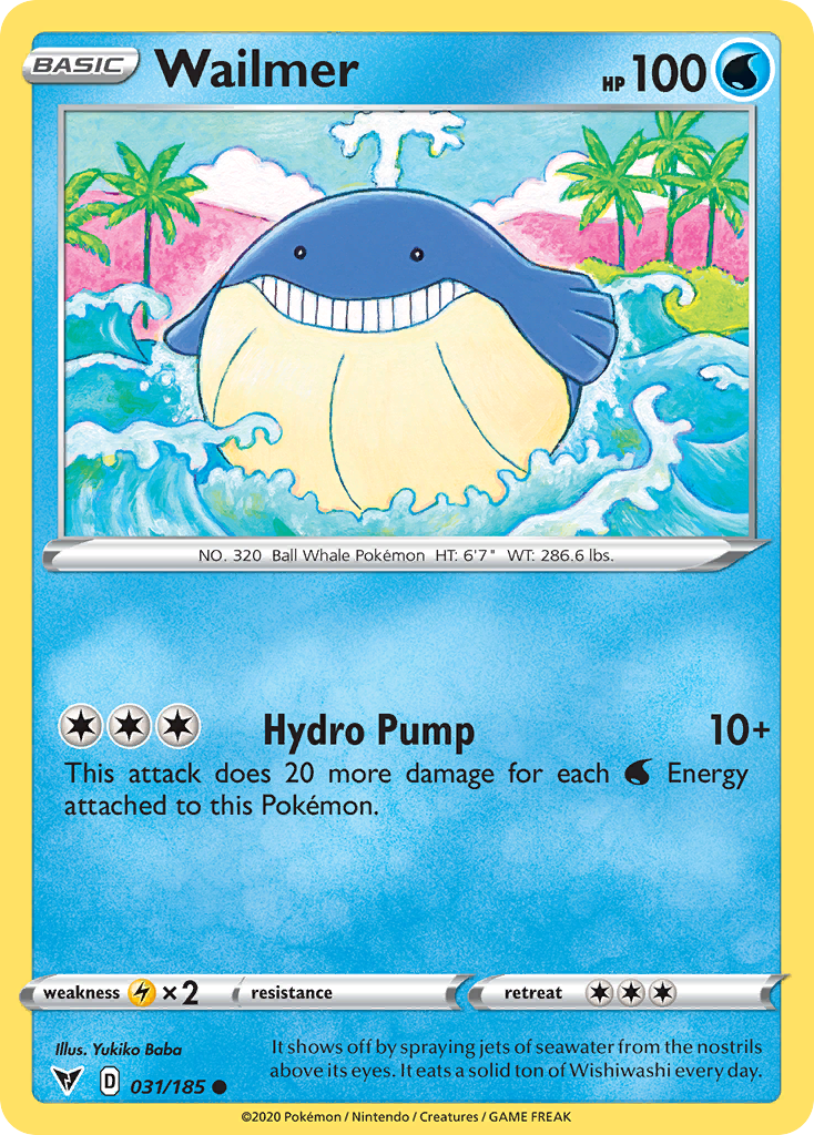 Wailmer - 31/185 - Normal - NM - Common - Vivid Voltage