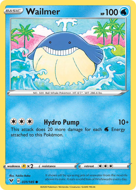 Wailmer - 31/185 - Normal - NM - Common - Vivid Voltage
