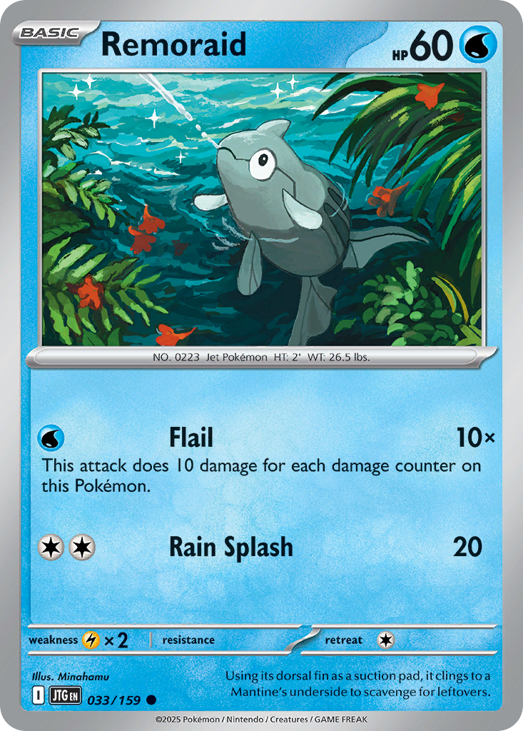 Remoraid - 33/159 - Normal - NM - Common - Journey Together