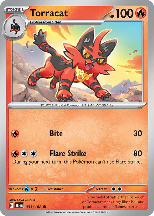 Torracat - 33/162 - Normal - NM - Common - Temporal Forces