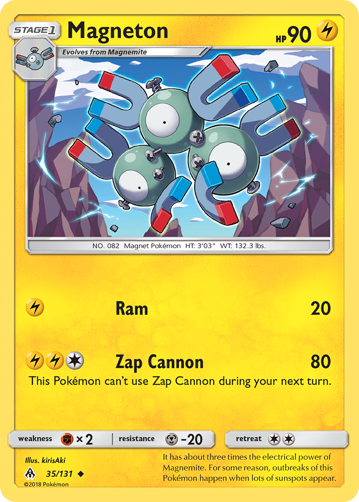 Magneton - 35/131 - Normal - NM - Uncommon - Forbidden Light