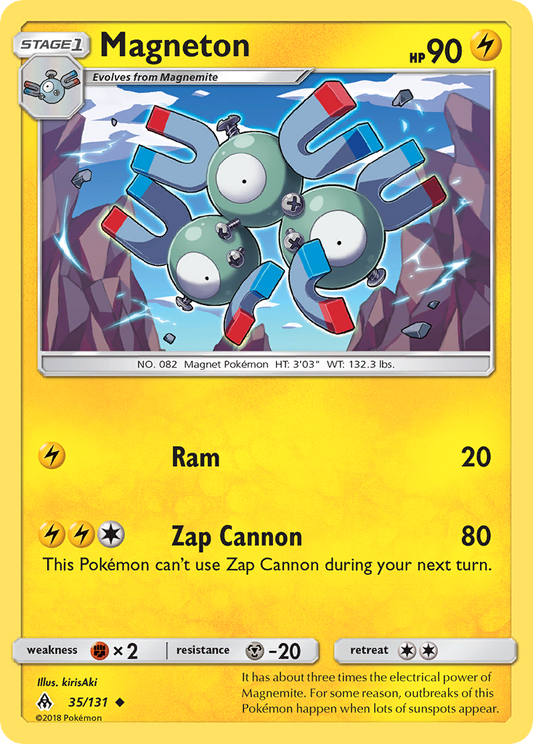 Magneton - 35/131 - Normal - NM - Uncommon - Forbidden Light