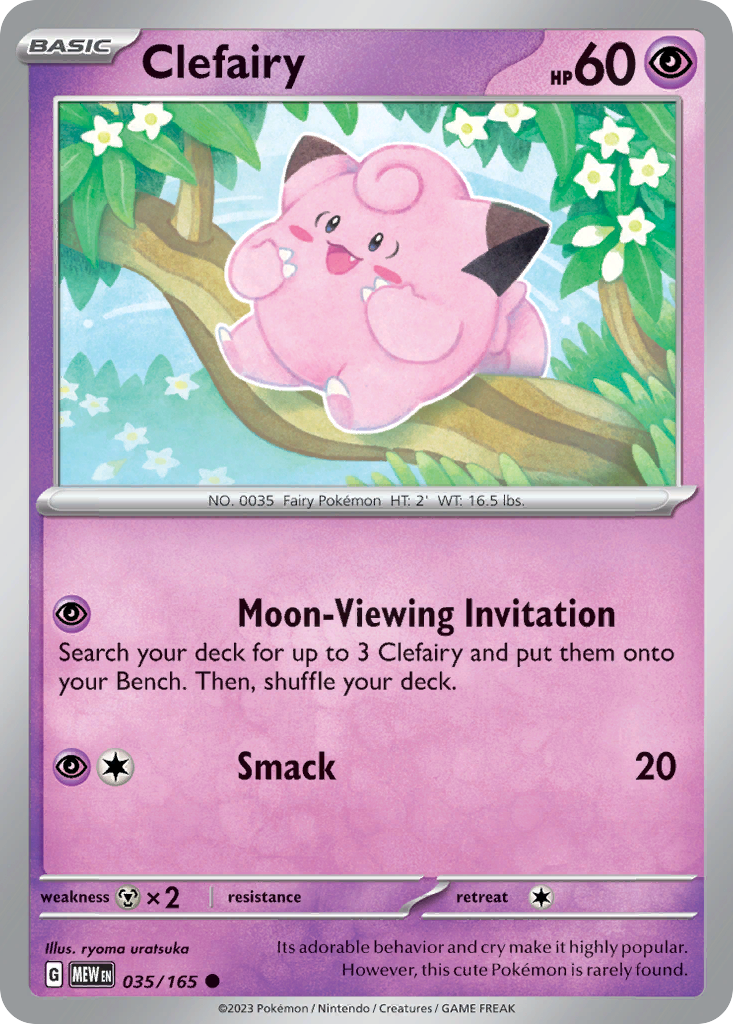 Clefairy - 35/165 - Normal - NM - Common - 151