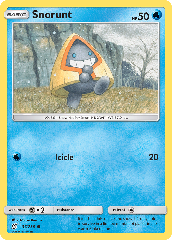 Snorunt - 37/236 - Normal - NM - Common - Unified Minds