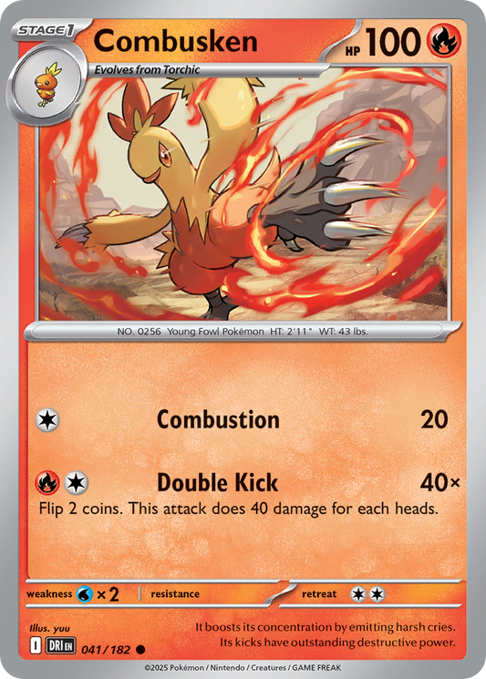 Combusken - 41/182 - Normal - NM - Common - Destined Rivals