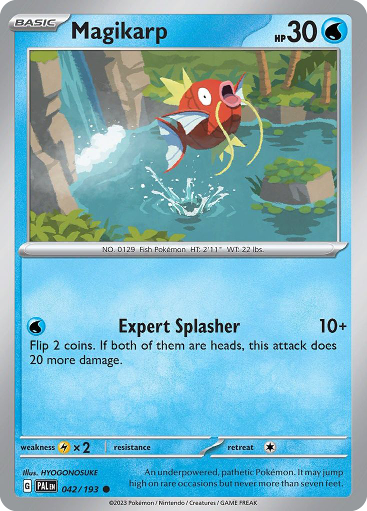 Magikarp - 42/193 - Reverse Holofoil - NM - Common - Paldea Evolved