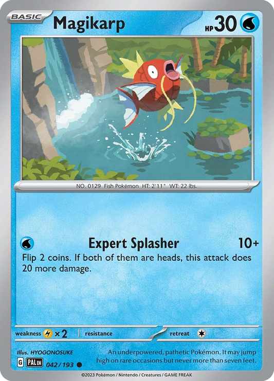 Magikarp - 42/193 - Reverse Holofoil - NM - Common - Paldea Evolved
