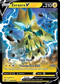 Zeraora V SWSH263 - SWSH263 - Holofoil - NM - Promo - Sword & Shield Promo