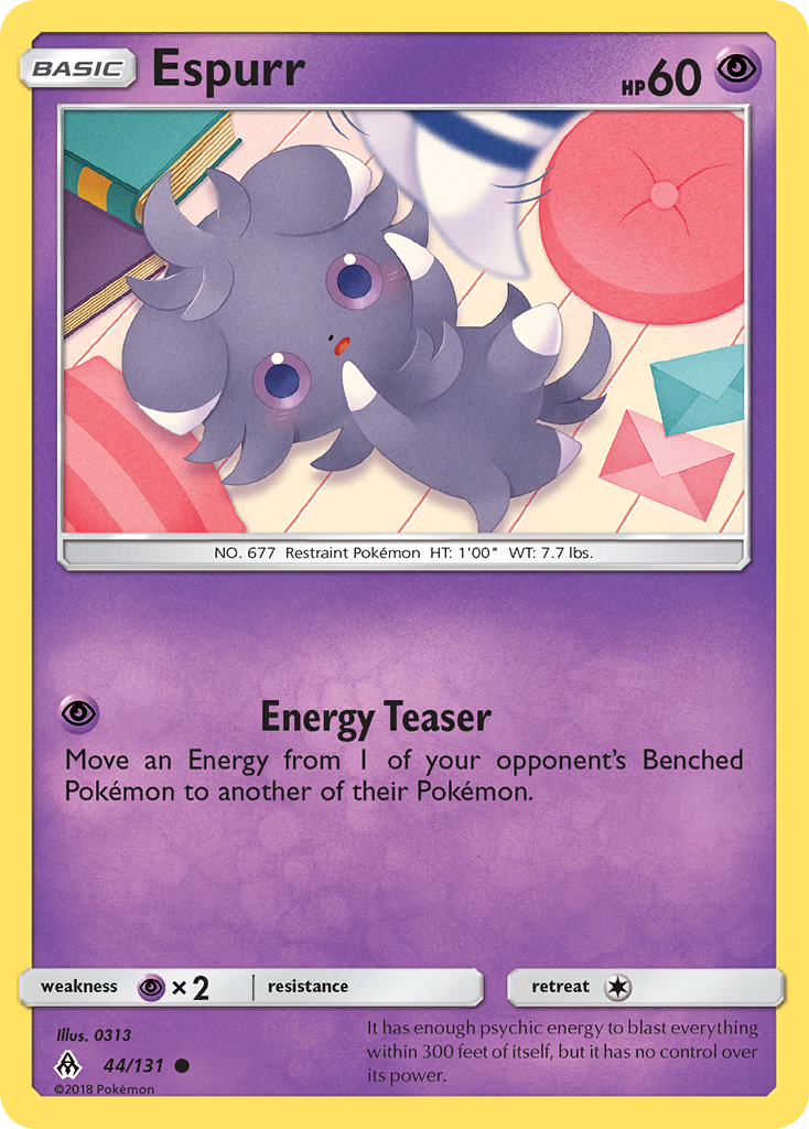 Espurr - 44/131 - Normal - NM - Common - Forbidden Light