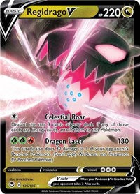 Regidrago V - 135/195 - Holofoil - NM - Ultra Rare - Silver Tempest