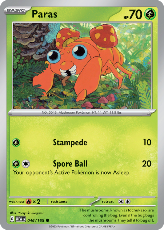 Paras - 46/165 - Normal - NM - Common - 151