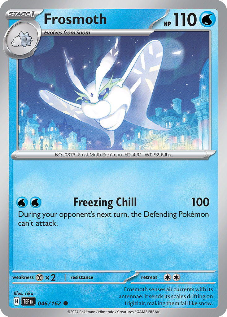 Frosmoth - 46/162 - Reverse Holofoil - NM - Common - Temporal Forces