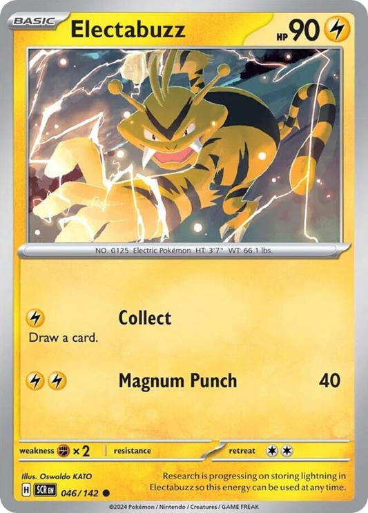 Electabuzz - 46/142 - Normal - NM - Common - Stellar Crown