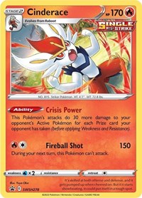 Cinderace SWSH278 - SWSH278 - Holofoil - NM - Promo - Sword & Shield Promo