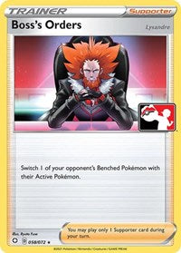 Bosss Orders - 58/72 - Holofoil - NM - Rare - Prize Pack Series One