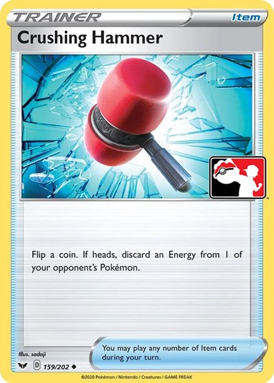 Crushing Hammer - 159/202 - Holofoil - NM - Uncommon - Prize Pack Series One