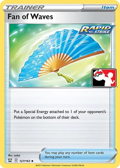 Fan of Waves - 127/163 - Holofoil - NM - Uncommon - Prize Pack Series One