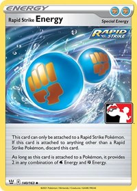 Rapid Strike Energy - 140/163 - Holofoil - NM - Uncommon - Prize Pack Series One