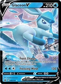 Glaceon V - 38/159 - Normal - NM - Ultra Rare - Crown Zenith
