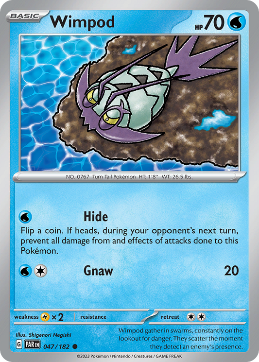 Wimpod - 47/182 - Reverse Holofoil - NM - Common - Paradox Rift