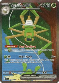 Spidops ex - 243/198 - Holofoil - NM - Special Illustration Rare - Scarlet & Violet Base Set