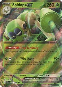 Spidops ex - 019/198 - Holofoil - NM - Double Rare - SV01: Scarlet & Violet Base Set