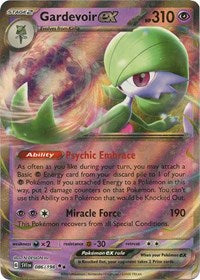 Gardevoir ex - 086/198 - Holofoil - NM - Double Rare - SV01: Scarlet & Violet Base Set