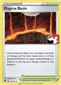 Magma Basin - 144/172 - Holofoil - NM - Uncommon - Prize Pack Series One