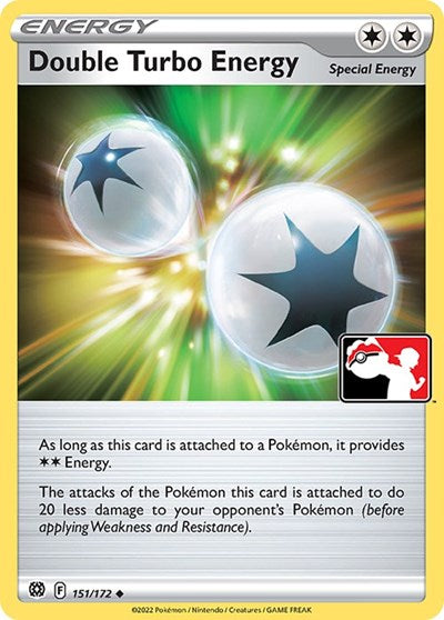 Double Turbo Energy (Cosmos Holo) - 151/172 - Holofoil - NM - Uncommon - Prize Pack Series One