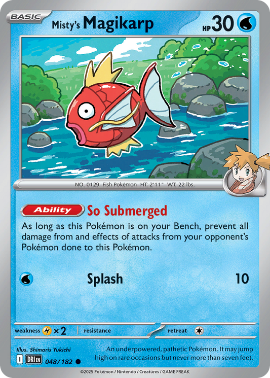 Misty's Magikarp - 48/182 - Normal - NM - Common - Destined Rivals