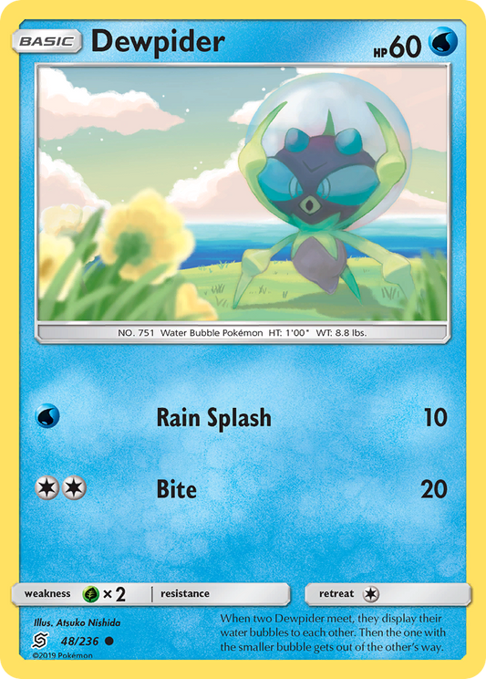 Dewpider - 48/236 - Normal - NM - Common - Unified Minds