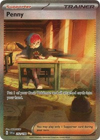 Penny - 252/198 - Holofoil - NM - Special Illustration Rare - Scarlet & Violet Base Set